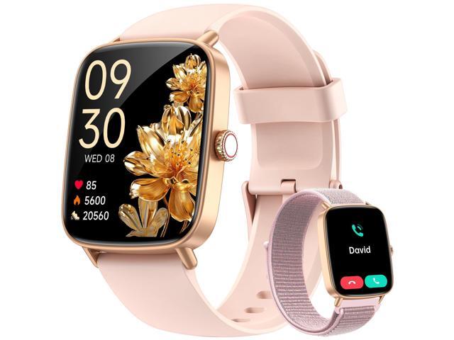 Smart Watch for Women, 1.85' HD AMOLED Fitness Tracker (Answer/Call) with 24/7 Heart Rate/Sleep/SpO2 Monitor for iPhone & Android, 120+ Sports...