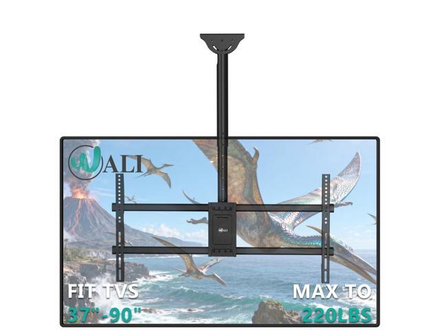 Ceiling TV Mount for 37-90 inch, Hanging Adjustable Ceiling Mount TV Bracket Fits Most LED, LCD, OLED 4K TVs, Holds up to 220lbs, Max VESA...