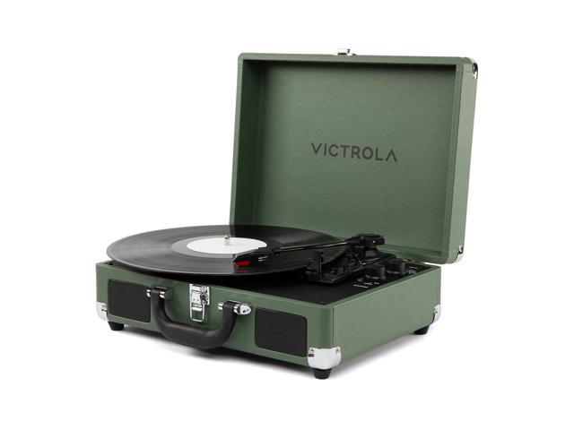 Journey II (2025 Model) Bluetooth Suitcase Record Player Built-in Stereo Speakers with Enhanced Bass, 3-Speed Turntable, Bluetooth Input and...