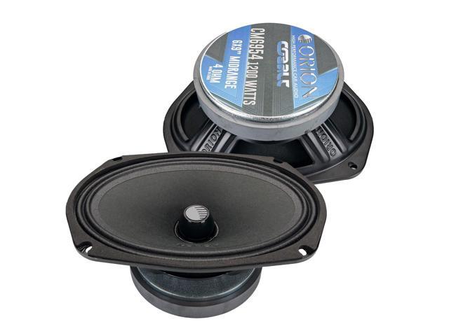 Cobalt CM6954 High Efficiency 6x9 Mid-Range Bullet Loudspeakers, 1200W Max Power, 300W RMS, 4 Ohm, 1.5' Voice Coil - Pro Car Audio Stereo, Midrange...