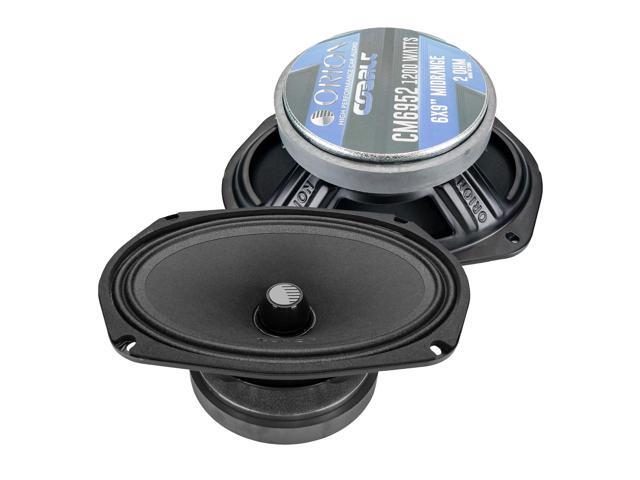 Cobalt CM6952 High Efficiency 6x9 Mid-Range Bullet Loudspeakers, 1200W Max Power, 300W RMS, 2 Ohm, 1.5' Voice Coil - Pro Car Audio Stereo, Midrange...