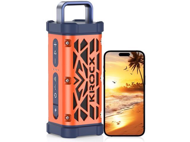 TRAVOR Magnetic Outdoor Bluetooth Speaker Portable, 45W, Deep Bass, Rugged All-Aluminum Metal Body, IP68 Waterproof, Wireless TWS Pairing for...
