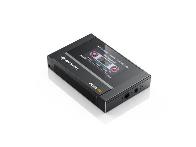 SnowSky/ Echo MINI HiFi Bluetooth MP3 Player, 15Hours Playback, Independent Volume Control with 3.5mm/4.4mm Headphones Outputs (Black)