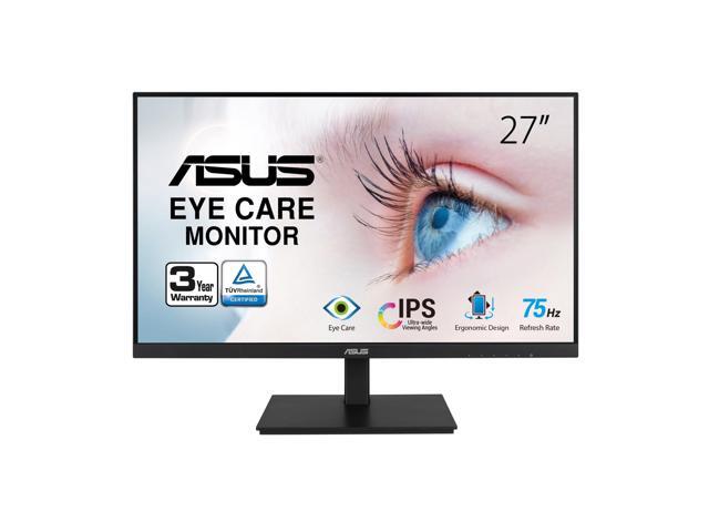 VA27DQSB 27 Monitor, 1080P Full HD, 75Hz, IPS, Adaptive-Sync, Eye Care, HDMI DisplayPort VGA USB Hub, Frameless, Ergonomic Design, VESA Wall...