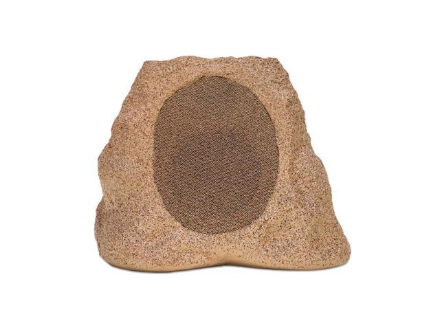 Rock Speaker Connect, Sand, Wireless Outdoor with Bluetooth 5.3, 22-Hour Battery Life, with Solar Charging, Link Up to 20 Rock Speakers, IP65 Water.