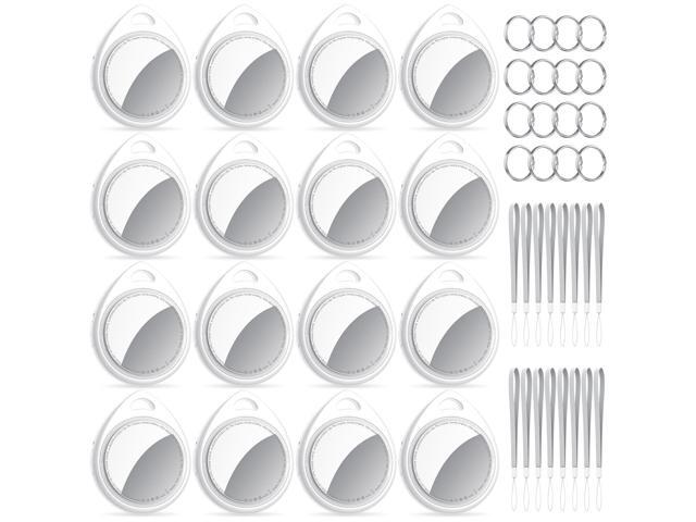 Tracker Tags-16 Pack, 5.3 Bluetooth Tracker Work with Apple Find My (iOS Only), 100dB Sound Finder, Smart Tags with Keychain/Lanyard, Item Finder.