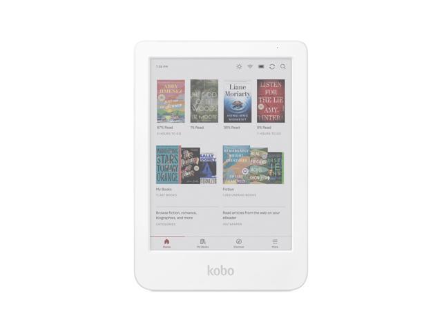 Clara Colour Colour eReader 6 Glare-Free Colour E Ink Kaleido 3 Display Dark Mode Option Waterproof Audiobooks 16GB of Storage White