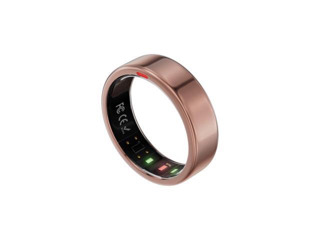 Gen 2 Titanium Smart Ring for Women & Men, Sleep & Heart Rate Tracker, No Subscription, Size Before You Buy (Polished Rosegold, 8)