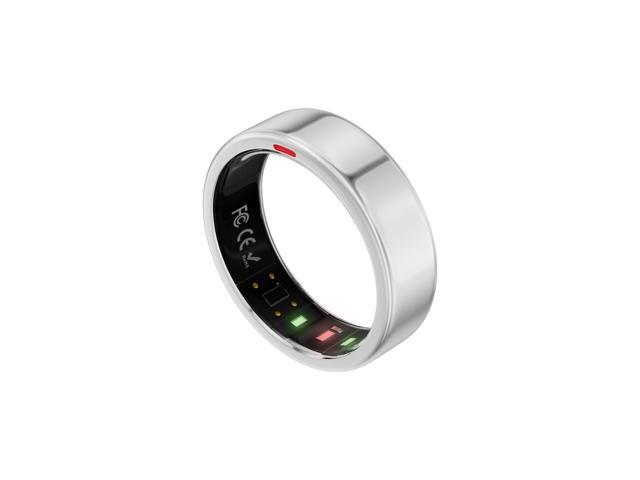 Gen 2 Titanium Smart Ring for Women & Men, Sleep & Heart Rate Tracker, No Subscription, Size Before You Buy (Polished Silver, Size 10)