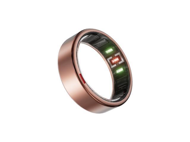 Gen 2 Titanium Smart Ring for Women & Men, Sleep & Heart Rate Tracker, No Subscription, Size Before You Buy (Rosegold, 8)