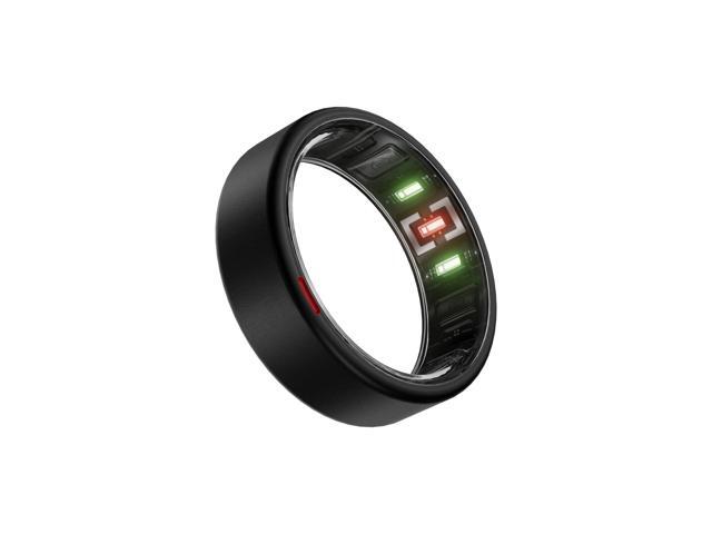 Gen 2 Titanium Smart Ring for Women & Men, Sleep & Heart Rate Tracker, No Subscription, Size Before You Buy (Black, 11)