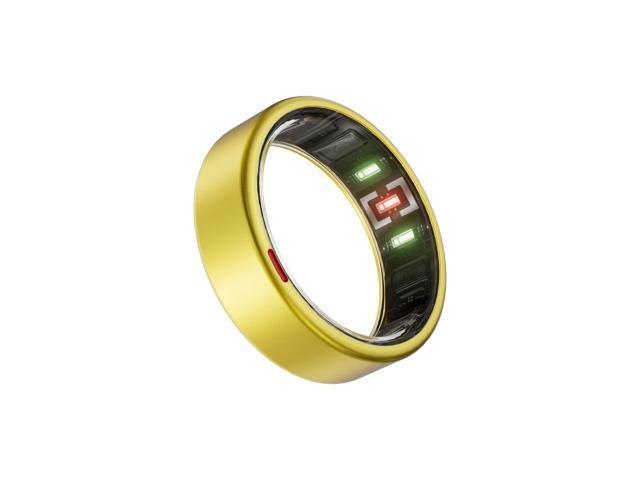 Gen 2 Titanium Smart Ring for Women & Men, Sleep & Heart Rate Tracker, No Subscription, Size Before You Buy (Gold, 8)