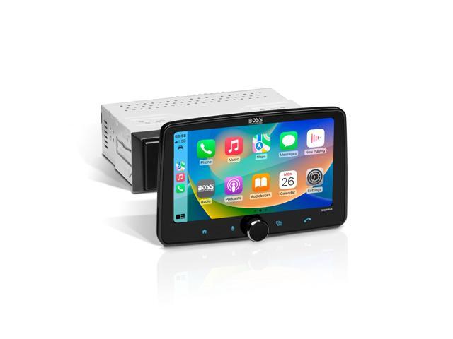 BCPA8 Single DIN Car Stereo Wireless Apple CarPlay, Android Auto, 8 Inch Touchscreen, Bluetooth, AM/FM Radio Receiver