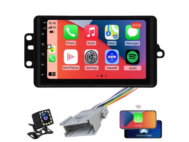 QLED Radio for Chevy Chevrolet Silverado SSR Tahoe 2003-2006,GMC Siera Yukon 2003-2006,Hummer H2 2003-2007,CarPlay Android Auto Ready,Steering.