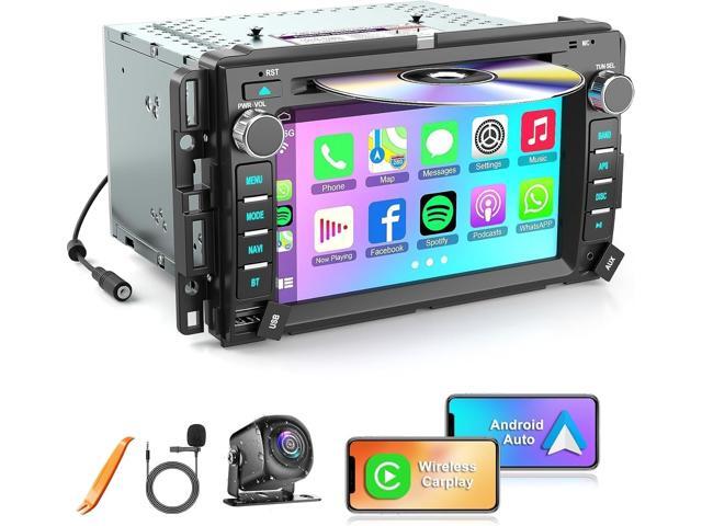 Car Stereo with DVD/CD for 2007-2012 Chevrolet Chevy Silverado Impala GMC Sierra Acadia Enclave Yukon, 7' IPS Touch Screen Car Radio with GPS...