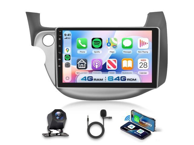 4G+64G Android 15 Car Stereo for Honda Fit 2008-2013 with Wireless Carplay Android Auto, 10.1 Inch 1280 * 720 Touch Screen GPS Navi/WiFi/Bluetooth...