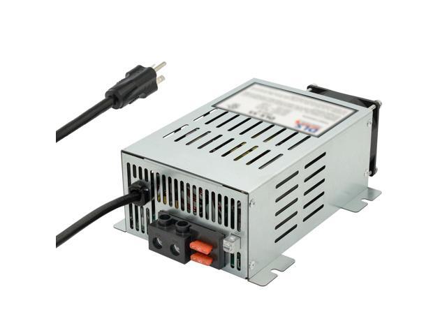 Power Converter with Built-in 3 Stage Smart Battery Charger Replacement for DLS DLS-55 55 Amp 12V RV Battery Charger