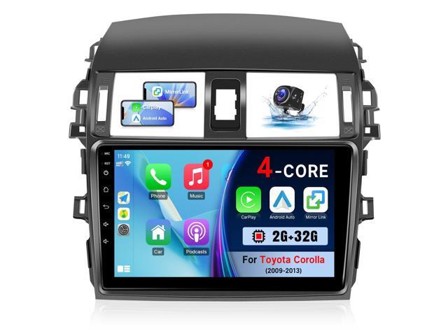 Android 12 Car Radio for Toyota Corolla 2009 2010 2011 2012 2013 with Wireless Carplay Android Auto - 2+32GB 9 Inch IPS Touch Screen Head Unit for.