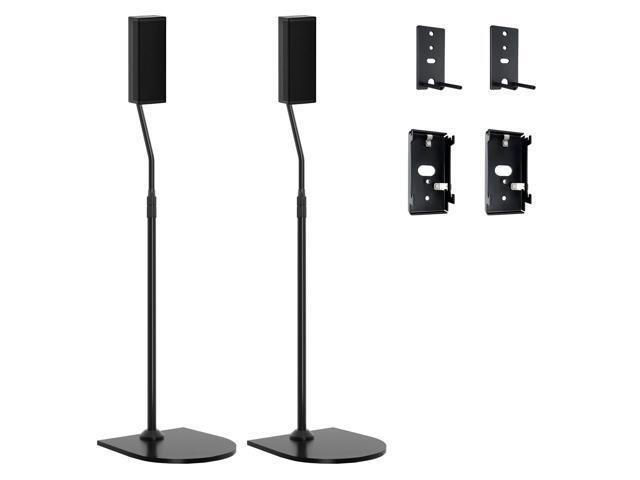Height Adjustable UFS-20 Stand for Bose Speaker Stands, with Slideconnect Bracket, for Surround 700, OmniJewel Lifestyle 650, CineMate GS Series.