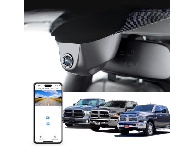 4K Dash Cam Custom fit for 4th Gen Dodge RAM 1500/2500/3500 2013 2014 2015 2016 2017 2018,(Model A),Check Model Carefully, UHD 2160P Video, App &...