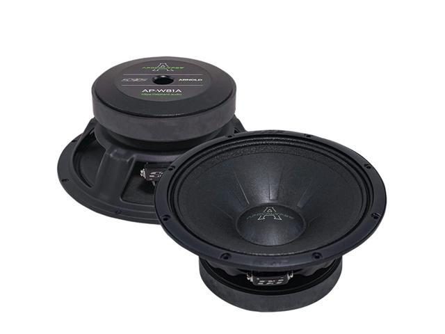 8 Mid-Bass Car Audio Speakers 1000W 4 Ohm Apocalypse AP-W81A Pair