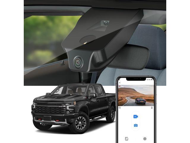 4K Dash Cam Suitable for Chevy Silverado 2022-2025 (HD2-4925, 8 Vents) 1500 2500HD 3500HD & EV, OEM Style, 2160P UHD Video, WiFi & APP, Loop...