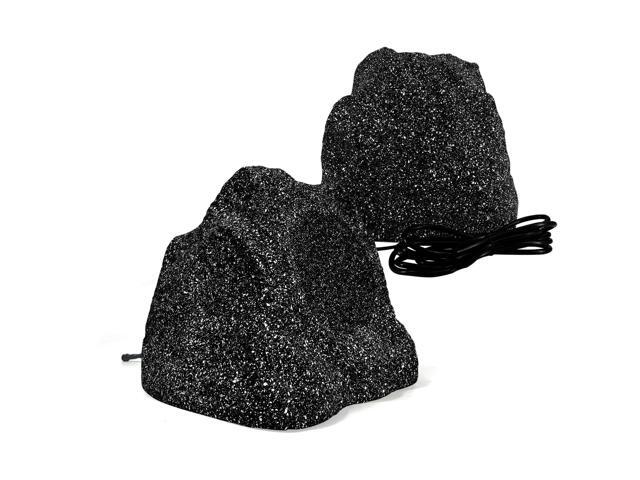 4 Inches Bluetooth Rock Speakers Outdoor Waterproof, 200W Powerful Bass & All Weather, for Backyard Garden Pool Deck BBQ Porch (Pair)