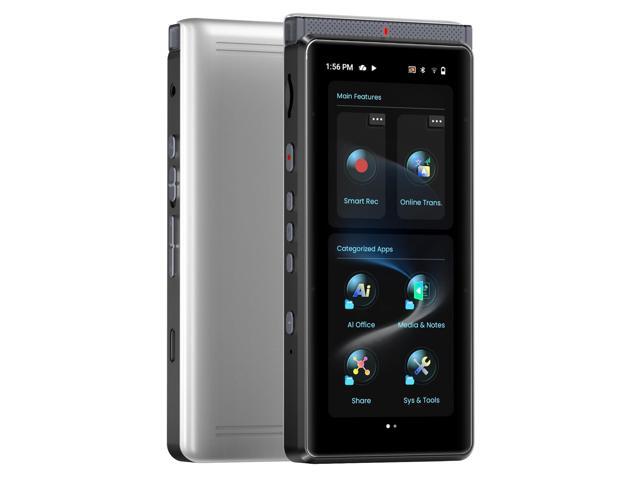 PR1 AI Voice Recorder, Transcription & Translation with AI, 3.99 inch 64GB Smart Summarize, Offline AI Processing Note Taker for Meeting &...