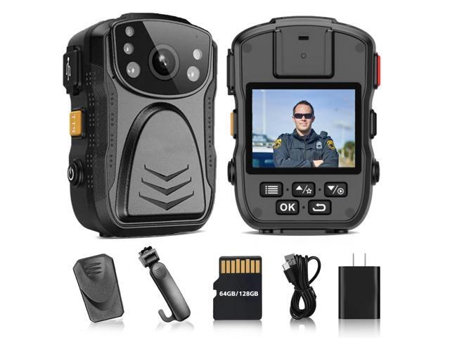 PatrolMaster 1296P Body Camera with 170° Night Vision, 3500mAh Tamper-Proof Professional Commercial Grade for Security, Police, Legal Evidence.