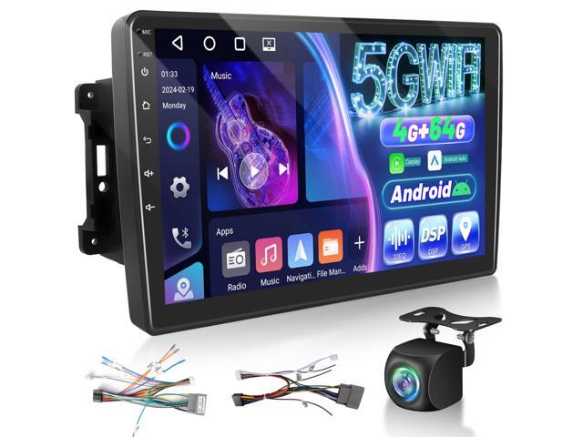 Car Radio Stereo for Jeep Wrangler JK 2007-2018 Compass Grand Cherokee Dodge Ram with Carplay/Android Auto Upgrade 4GB+64GB
