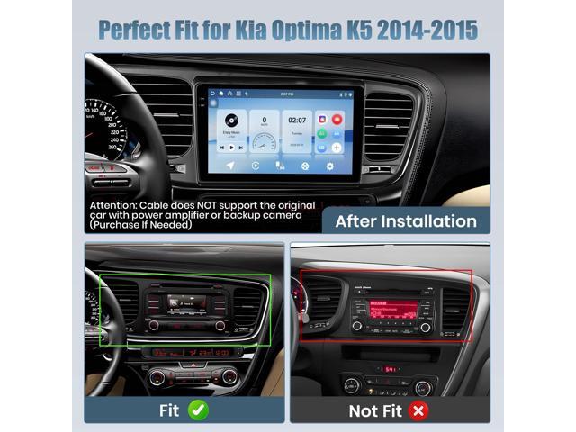 4+128G Radio for Kia Optima K5 2014-2015, 9' Touch Screen for Optima Bluetooth Radio with Wireless CarPlay/Android Auto, 5GHz WiFi, Bluetooth 5.0,...