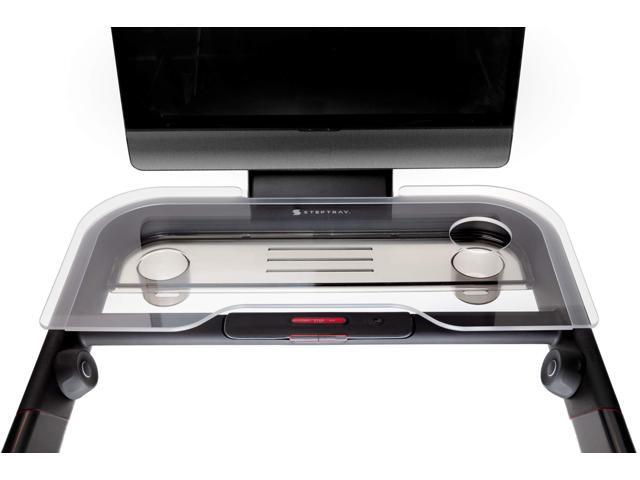 StepTray, Walking Desk Attachment Compatible with Peloton Tread Plus Only, Made in USA, Premium Acrylic Holder for Laptop, Tablet, Phone, Book,...