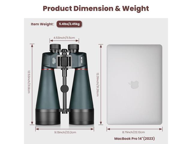 30x80 Astronomy Binoculars Giant for Adults, Waterproof Outdoor Binoculars for Travel Stargazing Bird Watching Hunting with Built-in Tripod Adapter.