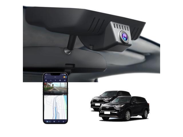 Single Channel 4K Dash Cam for Toyota Highlander 2020-2026 LE Limited L XLE XSE Platinum UX70 (Gen4), OEM Factory Look,WiFi & APP, G-Sensor, Loop...