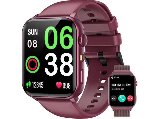 Smart Watch for Men Women, 1.91' HD Fitness Tracker with Bluetooth Calls, 32 FT Waterproof, 24/7 Heart Rate/Sleep Monitor, 120+ Sport Modes,.