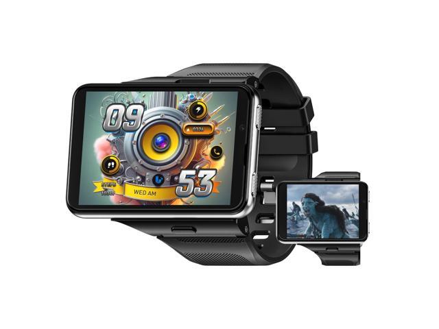 2.88' Large Screen 4G SIM Card Smart Watch, Android 11 Smartwatch with Phone Call, 6GB+128GB Dual Cameras, Detachable Watch Head,1500mAh Sport WiFi...