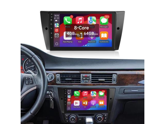8-Core 4+64GB Car Radio for BMW 3 Series 328i 335i 325i 2005-2011 with Carplay Android Auto, 9Inch Android 13 Touch Screen Stereo for BMW.