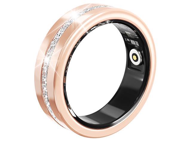 Smart Ring for Women Health Ring with 24/7 Heart Rate Monitor Sleep Tracker Multi-Sport Modes Waterproof Remote Camera Period Tracking Fitness...