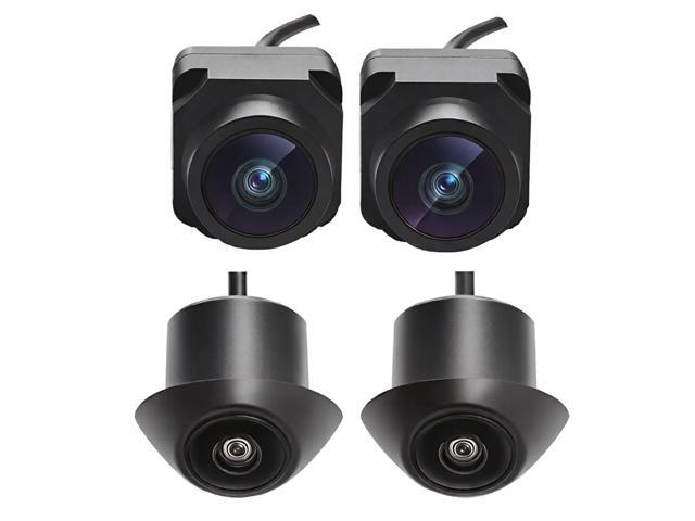 360-Degree Panoramic Camera System for Android 3D 720P Excellent Night Vision Parking Assist Kit with Mounting Accessories and Video Cables (360...