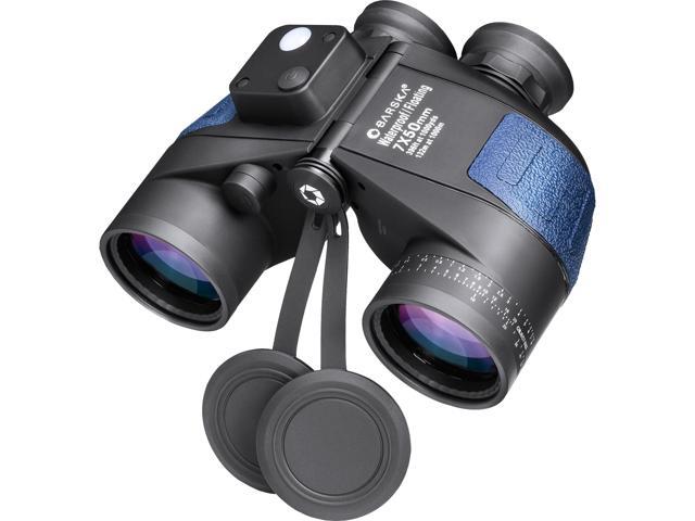 Deep Sea Marine Binoculars 7x50 Waterproof Floating Binoculars with Internal Compass & Rangefinder for Boating, Sailing, Fishing, Hunting