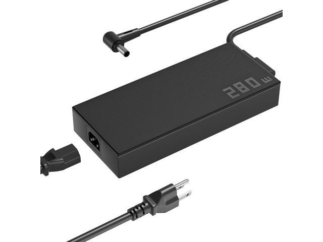 280W AC Charger Compatible with Asus ROG Strix G16 G17 G18 G15 Scar 15 17 G614 G814 G713 G533 Zephyrus S17 M16 Duo 16 GU604 GX650 TUF Gaming A16...