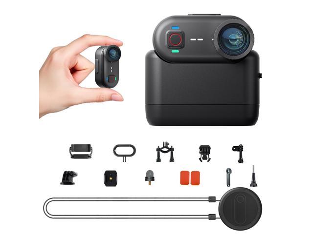 K80 Thumb Action Camera, POV mini Body Camera 4K with Action Pod & Built-in 64GB, 20MP WiFi Remote Control, 6-Axis EIS Stabilization,10M Waterproof...