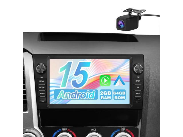 Car Radio Upgrade for Toyota Tundra 2007-2013/Sequoia 2008-2018 with 9 inchs Touchscreen 2GB+64GB Carplay, Android Auto,Backup Camera, Online.