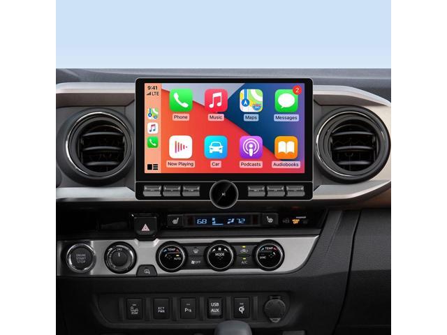 4GB+64GB Qualcomm Car Radio Stereo for Toyota Tacoma 2016 2017 2018 2019 2020 2021 Android 13 with CarPlay Android Auto Bluetooth