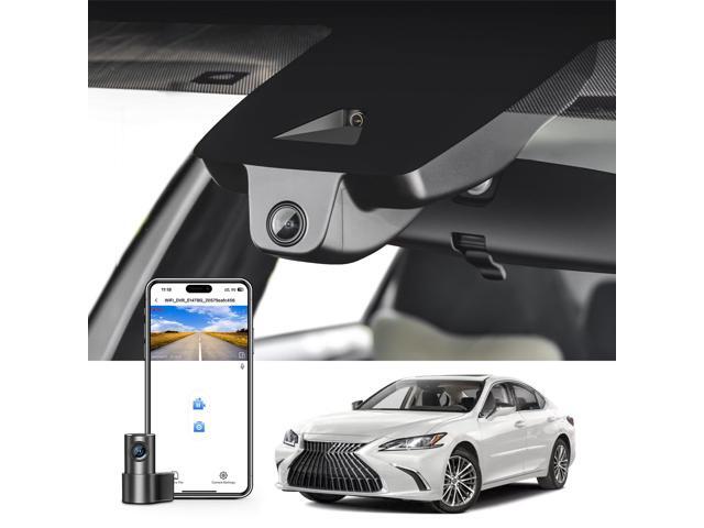 Front 4K & Rear 1080p Dash Cam Custom for Lexus ES 2019 2020 2021 2022 2023 2024 2025 (Model B),ES350 ES300h F Sport ES250 etc,OEM Look,UHD 2160P.