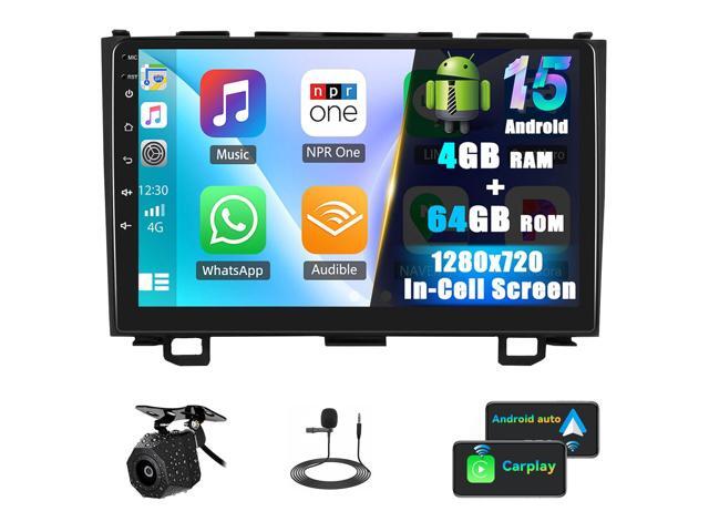 4G+64G Android Car Stereo Radio for Honda CRV 2007-2011 Wireless CarPlay Android Auto Bluetooth 5.0 GPS Head Unit 9 Inch InCell Touch.