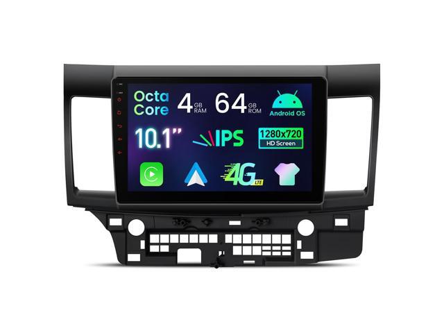 Car Stereo for Mitsubishi Lancer, Android 14 Octa Core 4GB RAM 64GB ROM Car Radio, 10.1 Inch IPS Touch Screen GPS Navigation Bluetooth Head Unit.