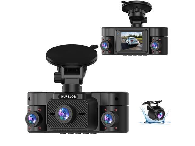 Dash Cam Front and Rear, 360 Dgree View 4 Channel Dash Camera for Cars 2K FHD, Mini Dashcam Built-in WiFi, Car Camera Free 64GB Card, Voice...