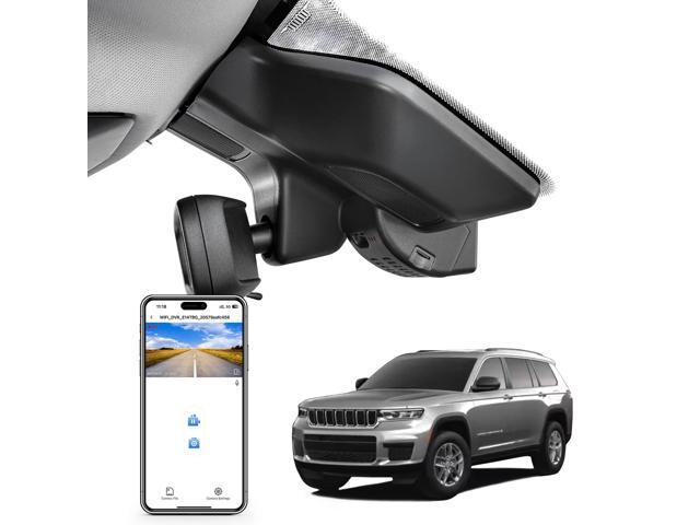4K Dash Cam Custom for Gen5 Grand Cherokee 2022 2023 2024 2025 2026,Grand Cherokee L 2021-2026 (Model D), Laredo Limited Overland Summit Trailhawk,...