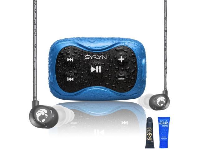 100% Waterproof SYRYN Flip Bundle for Swimming with Music Enjoy Up to 2,000 Songs or 138 Hours of Audio Drag and Drop MP3, AAC, M4a, FLAC Using.